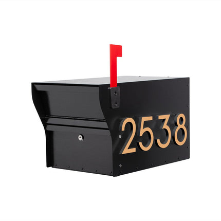 MailVault Streetside Mailbox with Stand-off Numbers