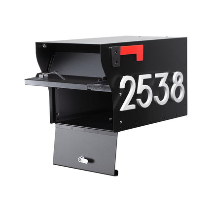 MailVault Streetside Mailbox with Stand-off Numbers