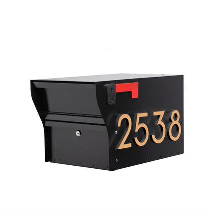 MailVault Streetside Mailbox with Stand-off Numbers