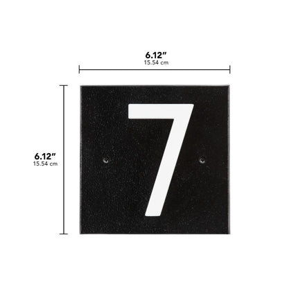 Personalized Floating Stand-Off 1-Number Sign