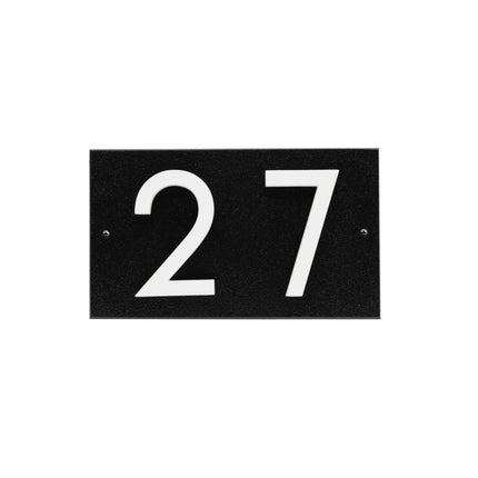 Personalized Horizontal Floating Stand-Off 2-Number Sign