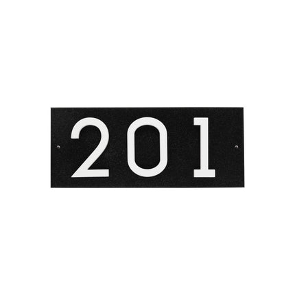 Personalized Horizontal Floating Stand-Off 3-Number Sign