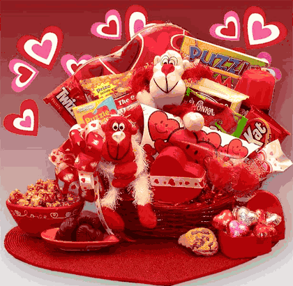 A Little Monkey Business Kids Valentines Basket