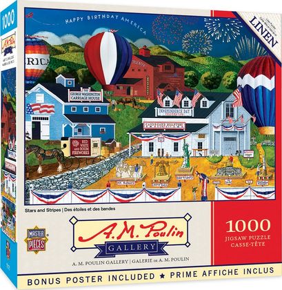 A.M. Poulin Stars and Stripes 1000 Piece Puzzle