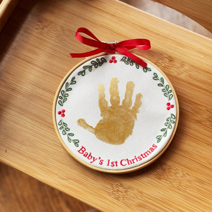 "A Stitch in Time" Baby Handprint Ornament Kit
