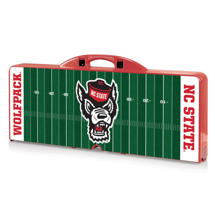 NC State Wolfpack Football Field Picnic Table Folding Table with Seats