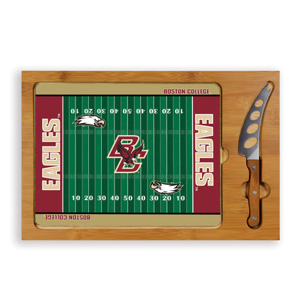 Boston College Eagles Football Field Cutting Board & Knife Set