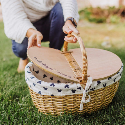Mickey Mouse Silhouette - Country Picnic Basket