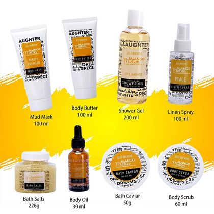 Above and Beyond Mango Melon & Sweet Orange Spa Gift Basket