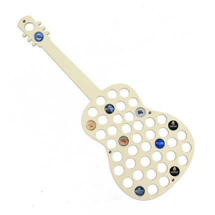 Acoustic Guitar Beer Cap Holder