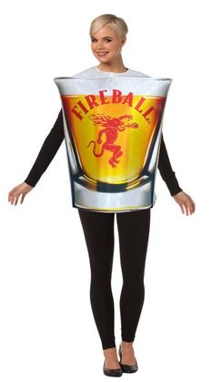 Adult Fireball Shot Glass Costume