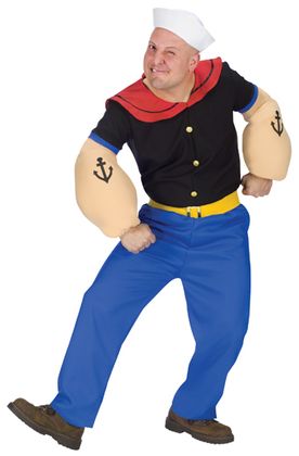 Adult Popeye Halloween Costume