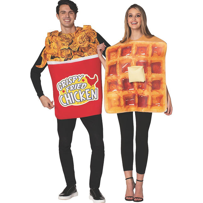 Chicken & Waffle Couples Costume