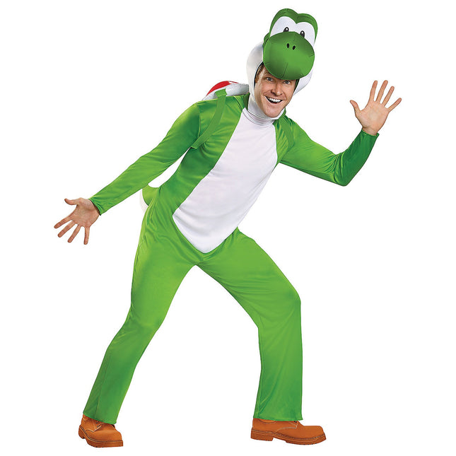 Adult Deluxe Super Mario Brothers Yoshi Costume