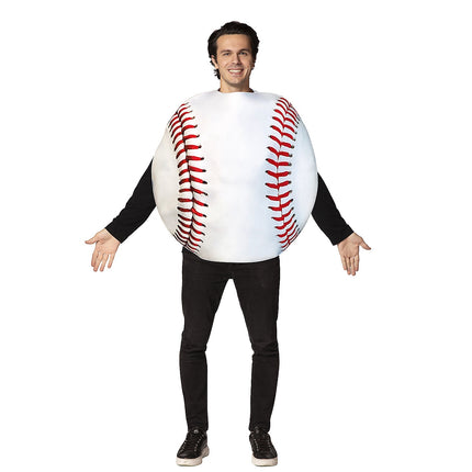 Adult Get Real Baseball Costume