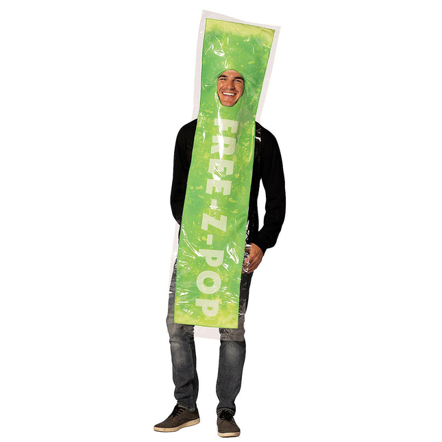 Adult Green Free-Z-Pop Ice Costume