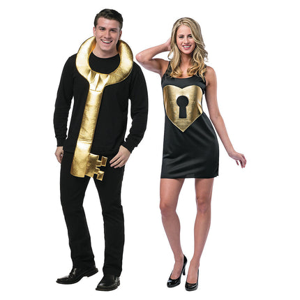 Adult Key To My Heart Couples Costume