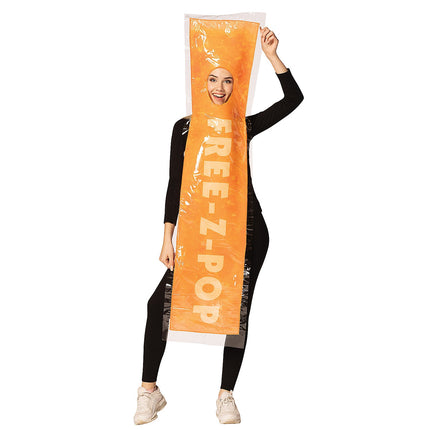 Adult Orange Free-Z-Pop Ice Costume