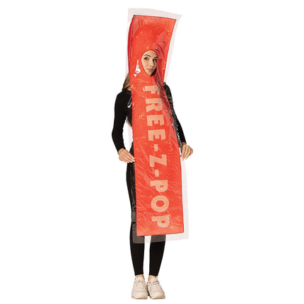 Adult Red Free-Z-Pop Ice Costume