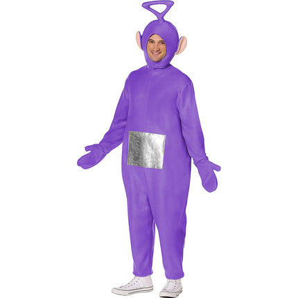 Adult Teletubbies Purple Tinky-Winky Jumpsuit Costume
