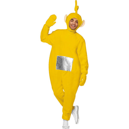 Adult Teletubbies Yellow Laa-Laa Jumpsuit Costume