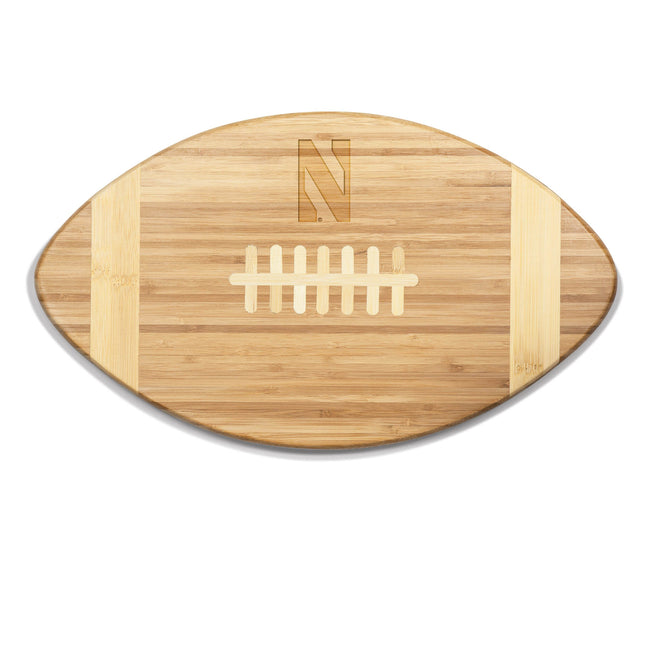 Northwestern Wildcats Touchdown! Football Cutting Board & Serving Tray