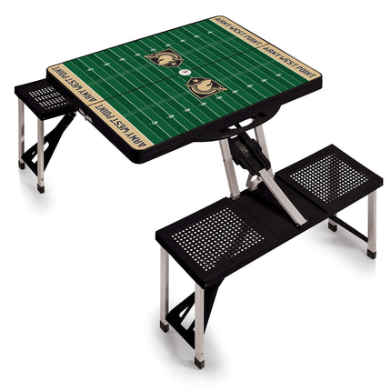 Army Black Knights Football Field Picnic Table Folding Table Seats