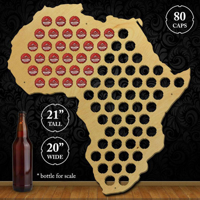 Africa Beer Cap Map