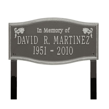 Alexandria Standard Two Line "In Memory Of" Lawn Plaque