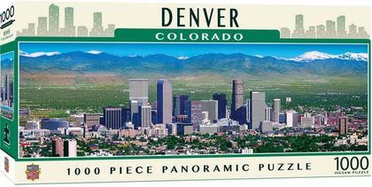 American Vista Panoramic Denver 1000 Piece Puzzle