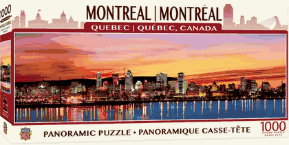 American Vista Panoramic Montreal 1000 Piece Puzzle