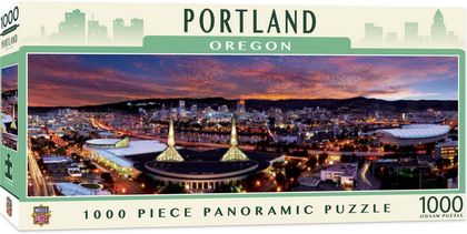 American Vista Panoramic Portland 1000 Piece Puzzle
