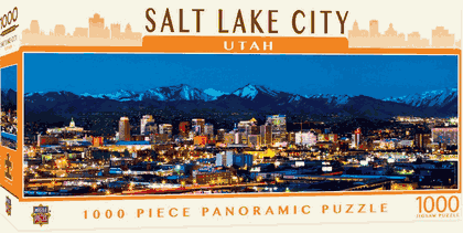 American Vista Panoramic Salt Lake City 1000 Piece Puzzle