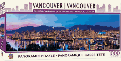 American Vista Panoramic Vancouver 1000 Piece Puzzle