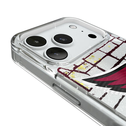 Arizona Cardinals Brick Glitter Phone Case for Apple iPhone