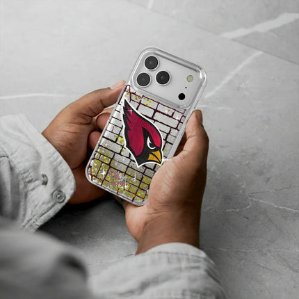 Arizona Cardinals Brick Glitter Phone Case for Apple iPhone
