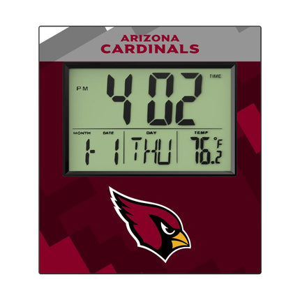 Arizona Cardinals Color Block Wall Clock