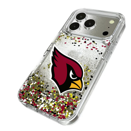 Arizona Cardinals Confetti Glitter Phone Case for Apple iPhone