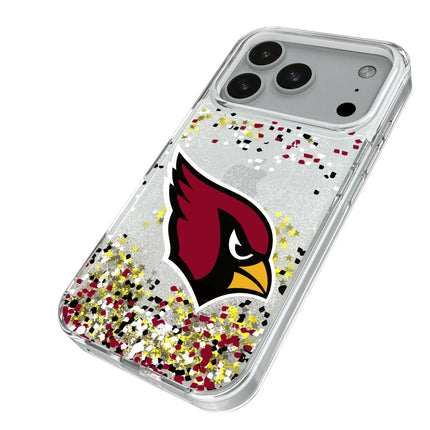 Arizona Cardinals Confetti Glitter Phone Case for Apple iPhone