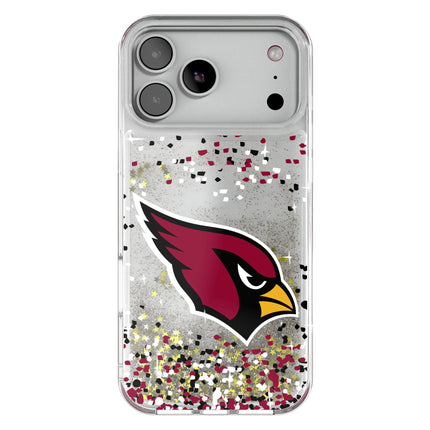 Arizona Cardinals Confetti Glitter Phone Case for Apple iPhone