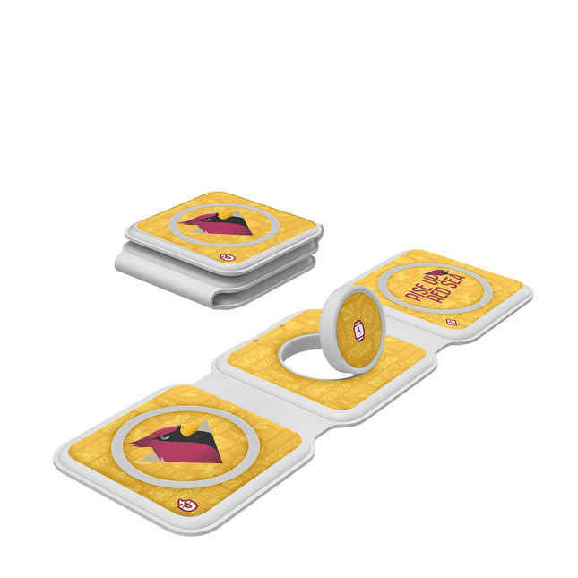 Arizona Cardinals Deco Foldable 3 in 1 Charger