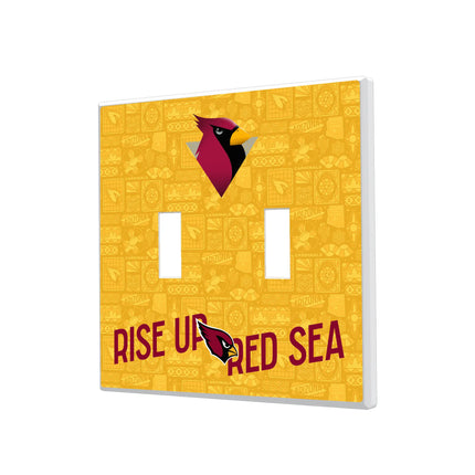 Arizona Cardinals Deco Hidden-Screw Light Switch Plate