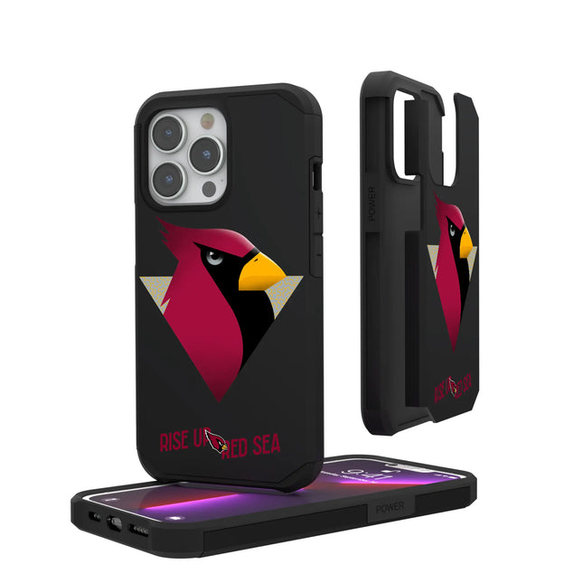 Arizona Cardinals Deco Rugged Phone Case for Apple iPhone