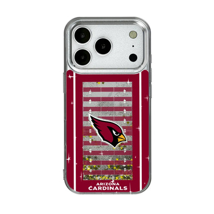 Arizona Cardinals Field Glitter Phone Case for Apple iPhone