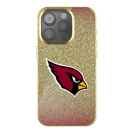Arizona Cardinals Linen Bling Phone Case for Apple iPhone