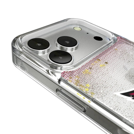 Arizona Cardinals Linen Glitter Phone Case for Apple iPhone