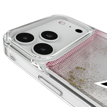 Arizona Cardinals Linen Glitter Phone Case for Apple iPhone