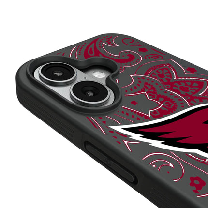Arizona Cardinals Paisley Bump Phone Case for Apple iPhone