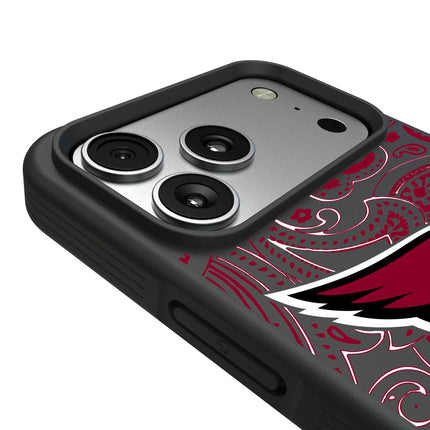 Arizona Cardinals Paisley Bump Phone Case for Apple iPhone