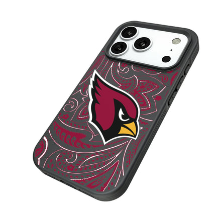Arizona Cardinals Paisley Bump Phone Case for Apple iPhone